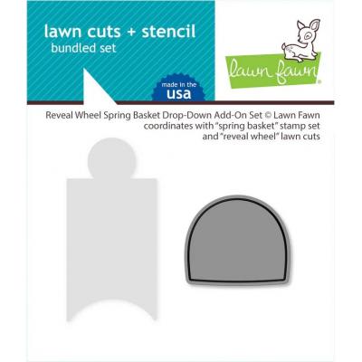 Lawn Fawn Cutting Dies - Reveal Wheel Spring Basket Drop-Down Add-On